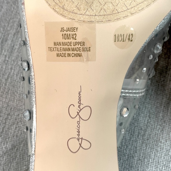 Jessica Simpson Jaisey High Heel in Clear 10M Like New - Picture 4 of 10